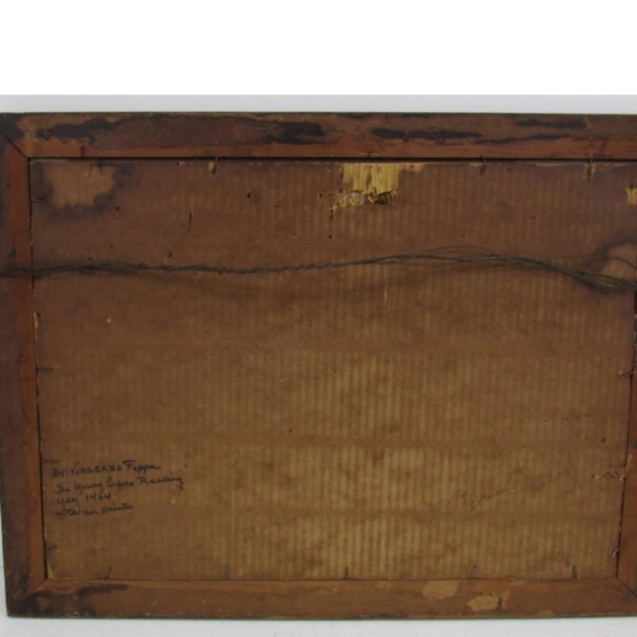 ANTIQUE ART The Young Cicero Reading Painting Reproduction by Vincenzo Foppa - Picture 2 of 6